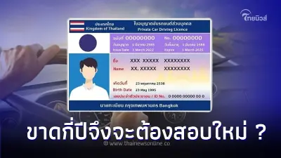 กรณี "ใบขับขี่" หรือ "ใบอนุญาตขับขี่รถยนต์" ขาดกี่ปีจึงจะต้องสอบใหม่ ?