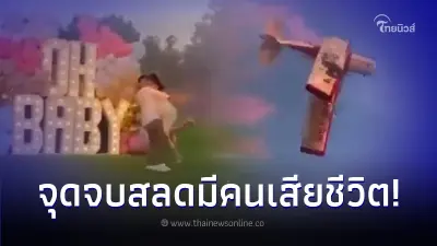 คู่รักจัดปาร์ตี้ใช้เครื่องบินเล็กโปรยควันสีเฉลยเพศลูก แต่เกิดอุบัติเหตุ