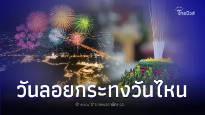 วันหยุด วันสำคัญ วันลอยกระทง เดือนพฤศจิกายน วันไหน
