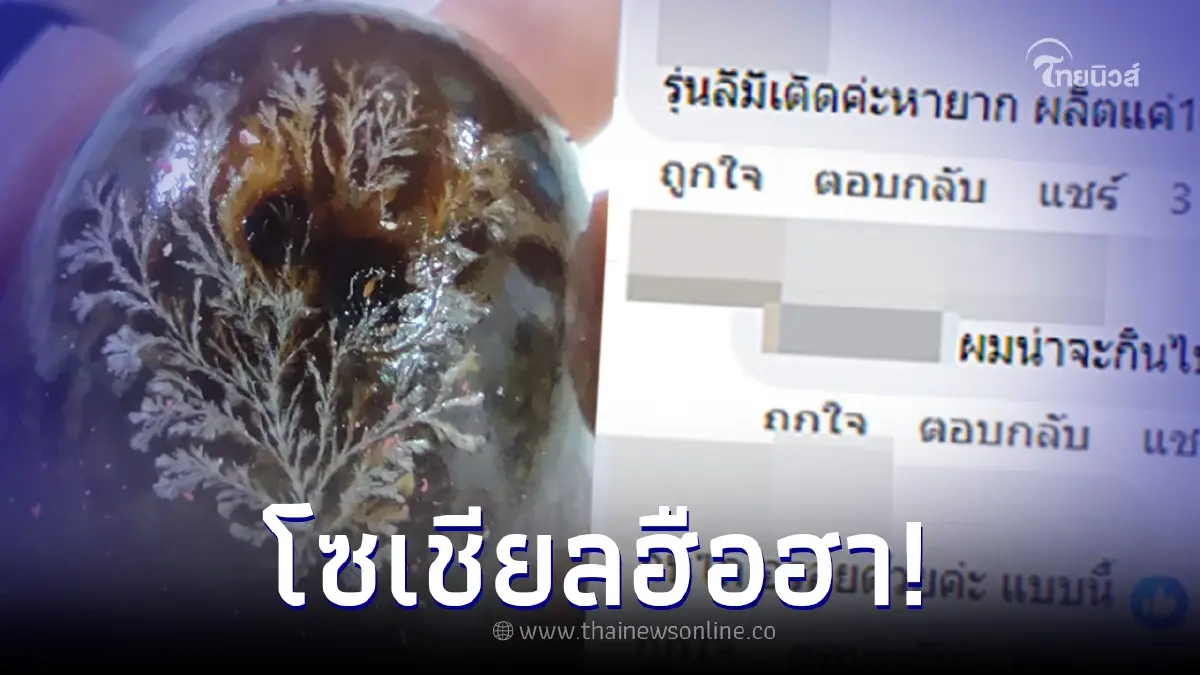 หนุ่มปอก "ไข่เยี่ยวม้า" เจอลายสวยแปลกตา สงสัยคือลายอะไร หนุ่มปอก "ไข่เยี่ยวม้า" เจอลายสวยแปลกตา สงสัยคือลายอะไร