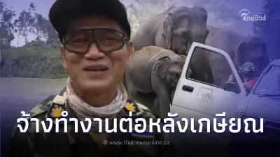 จ้าง "สุทธิพร สินค้า" มือปราบช้างป่าเขาใหญ่ ทำงานต่อหลังเกษียณ