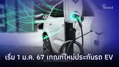 เริ่ม 1 ม.ค. 67 เกณฑ์ใหม่ประกันรถEV เกิน 5 ปี คุ้มครองแบตฯ 50% เริ่ม 1 ม.ค. 67 เกณฑ์ใหม่ประกันรถEV เกิน 5 ปี คุ้มครองแบตฯ 50%