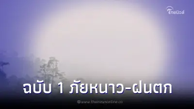 กรมอุตุฯ ออกประกาศเตือน ไทยเตรียมรับมืออากาศหนาวเย็น ภาคใต้ฝนตกคลื่นลมแรง