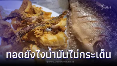 จบปัญหากรี๊ดลั่นครัว 3 เทคนิค ทอดของอย่างไรไม่ให้น้ำมันกระเด็น