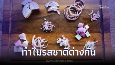 ไขคำตอบ "หัวหอม" ลูกเดียวกัน หั่นคนละแบบทำไมรสชาติต่างกัน