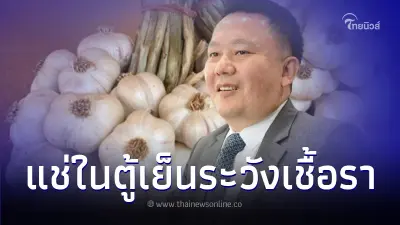 "หมอหมู" เตือนแช่กระเทียมในตู้เย็น อาจเกิดเชื้อราเสี่ยงอันตรายต่อสุขภาพ "หมอหมู" เตือนแช่กระเทียมในตู้เย็น อาจเกิดเชื้อราเสี่ยงอันตรายต่อสุขภาพ