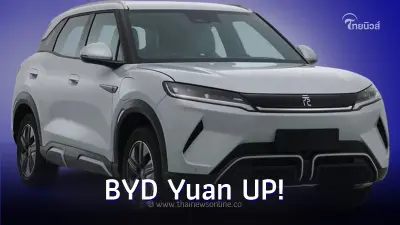 เผยภาพคันจริง BYD Yuan UP ครอสโอเวอร์ไฟฟ้าไซส์เล็ก ราคาในจีน 4.9 แสนบาท เผยภาพคันจริง BYD Yuan UP ครอสโอเวอร์ไฟฟ้าไซส์เล็ก ราคาในจีน 4.9 แสนบาท