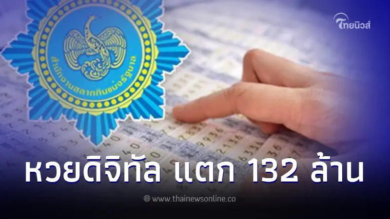 สลากดิจิทัล งวด 1 ก.พ. 67 รางวัลที่ 1 แตก 22 ใบ 132 ล้าน สลากดิจิทัล งวด 1 ก.พ. 67 รางวัลที่ 1 แตก 22 ใบ 132 ล้าน