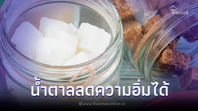 เปิดความลับ "น้ำตาล" ช่วยลดความรู้สึกอิ่มได้ เปิดความลับ "น้ำตาล" ช่วยลดความรู้สึกอิ่มได้