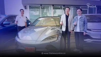 "เนชั่น กรุ๊ป" ลดมลพิษ-โลกร้อน จับมือ "BYD" รับมอบรถยนต์ไฟฟ้า 11 คัน 