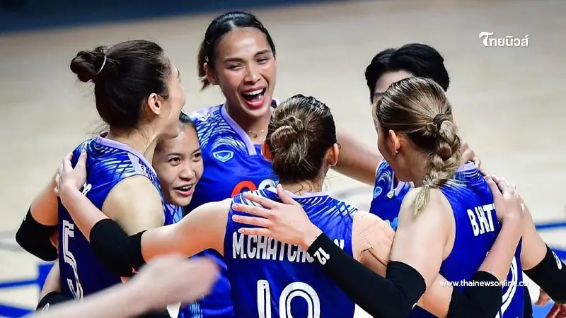 "วอลเลย์บอลหญิงไทย" เฉือนชนะ บัลแกเรีย แบบหืดจับดวลเดือด 5 เซต ศึก VNL 2024 "วอลเลย์บอลหญิงไทย" เฉือนชนะ บัลแกเรีย แบบหืดจับดวลเดือด 5 เซต ศึก VNL 2024