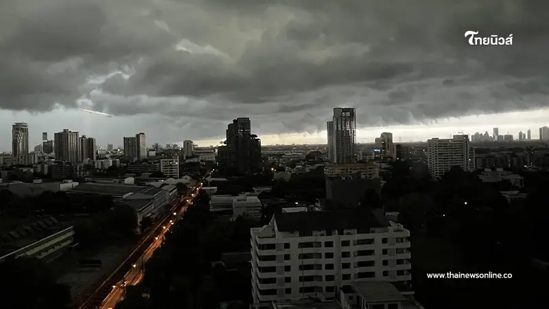 กรมอุตุฯ ประกาศเตือนอิทธิพลมรสุม ทำฝนตกหนัก 40 จังหวัด ทั่วไทย