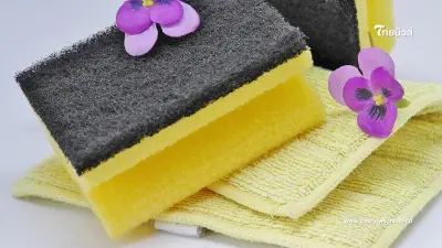 ฟองน้ำสีเหลืองไม่ได้มีไว้ล้างจาน หลายบ้านหลงใช้ผิดมาตั้งนาน