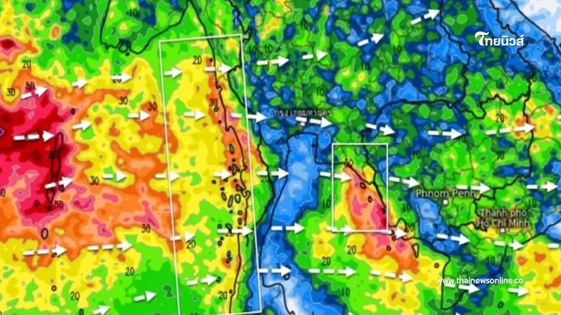 อัปเดตเส้นทางมรสุมเข้าไทย เตือน 2 เตรียมรับมือฝนตกหนัก น้ำท่วมฉับพลัน อัปเดตเส้นทางมรสุมเข้าไทย เตือน 2 เตรียมรับมือฝนตกหนัก น้ำท่วมฉับพลัน