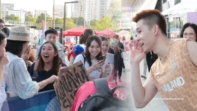 เปิดโมเมนต์ "วิว กุลวุฒิ" ทำสาวจีนกรี๊ดสนั่น หลังพูดออกมาแค่คำเดียว