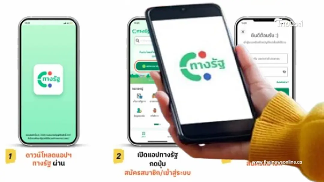 .เงินดิจิทัล 10,000 บาท เปิดวิธีลงทะเบียนผ่านแอป ทางรัฐ.