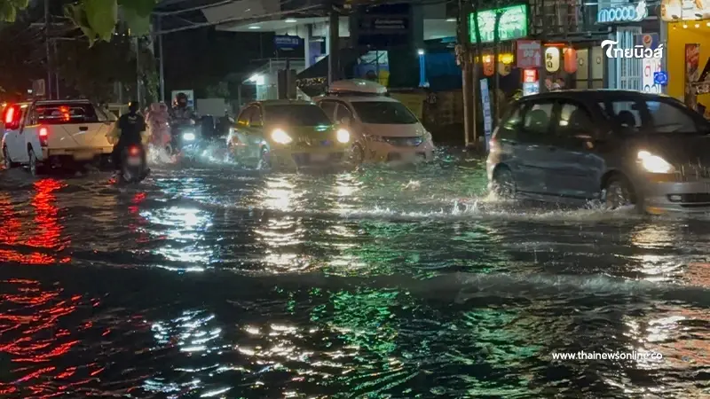 เตือน "มรสุมเริ่มมีกำลังแรง" ฝนตกเพิ่มขึ้นอีก ถล่ม 11-18 ส.ค.