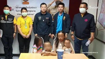 รวบแล้ว "ขอทานแม่ลูกอ่อน" กัมพูชากระเตงลูก 3 ขอทานกลางกรุง เห็นหน้าแล้วตกใจ