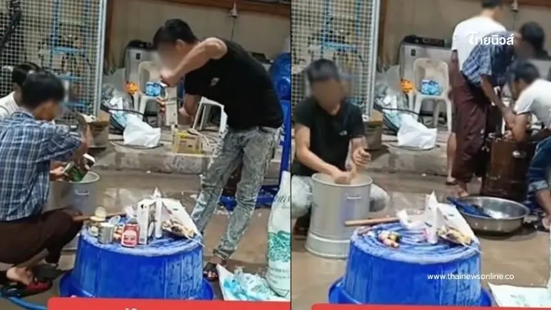 "ต่างด้าวทำไอติมเถื่อน" สะเทือนส่งขายทั่วกรุงฯ แต่ละขั้นตอนอ้วกแทบพุ่ง "ต่างด้าวทำไอติมเถื่อน" สะเทือนส่งขายทั่วกรุงฯ แต่ละขั้นตอนอ้วกแทบพุ่ง