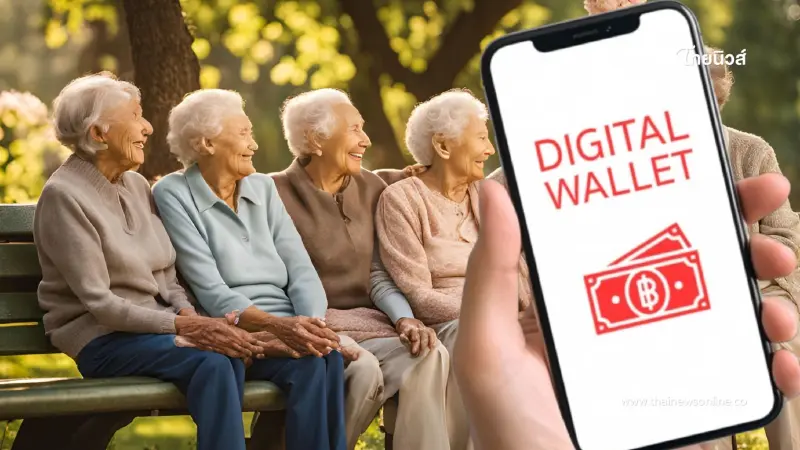 เงินดิจิทัล10,000 เฟส2 คลังเผยข่าวดี ผู้สูงอายุ 60 ปีขึ้นไป เตรียมรับเงิน