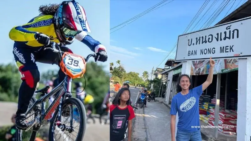 หัวใจยังรักเมืองไทย อแมนด้า คาร์ นักปั่น BMX กลับเยี่ยมบ้านเกิด