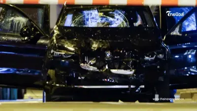 หนุ่มใหญ่ซิ่ง BMW พุ่งใส่ตลาดดัง ดับสลด 2 ศพ เห็นอาชีพคนชนแทบนึกไม่ถึง