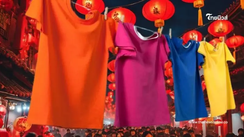สีเสื้อต้องห้ามวันตรุษจีน 2568 ใส่แล้วไม่เป็นมงคล สีเสื้อต้องห้ามวันตรุษจีน 2568 ใส่แล้วไม่เป็นมงคล