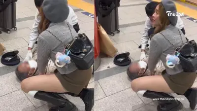 ชื่นชมสนั่น พยาบาลสาว ใช้วิชาชีพ ช่วยชีวิตคนที่ญี่ปุ่น