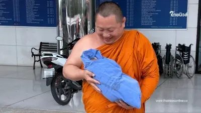 หลวงพ่อเลี้ยงเอง เจ้าอาวาสรับเป็นพ่ออุปถัมภ์ทารกถูกทิ้งหน้าวัด