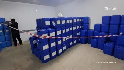 ตกใจ กรมโรงงานฯ บุกโกดังเถื่อนทุนจีน ซุกสารเคมีอันตรายเพียบ