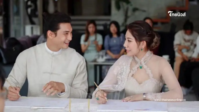 หนุ่มฮอต "ไป่ ทาคน" จูงมือแฟนสาวจดทะเบียน สุดเรียบง่ายแต่หวานซึ้ง