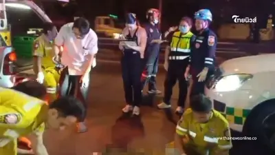 สลด หนุ่ม 18 ชนท้ายรถพ่วง โชเฟอร์โดนเรียกให้จอด เห็นภาพติดคาซาก