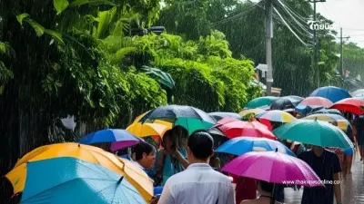 กรมอุตุฯ เตือน 50 จังหวัด ฝนถล่ม-ลมแรง เสี่ยงน้ำท่วมฉับพลันวันนี้