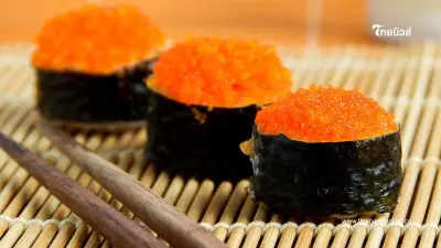 รู้หรือไม่? "ไข่กุ้ง" บนซูชิที่คุณชอบ แท้จริงไม่ใช่ไข่กุ้งจริง! รู้หรือไม่? "ไข่กุ้ง" บนซูชิที่คุณชอบ แท้จริงไม่ใช่ไข่กุ้งจริง!