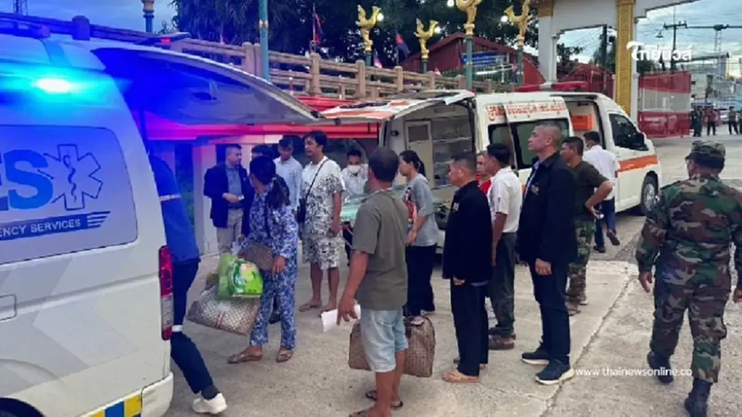 ทหารพรานเร่งช่วยหญิงกัมพูชาป่วยหนัก ข้ามแดนรับการรักษาที่จันทบุรี