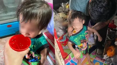 สะเทือนใจ ลูกน้อยไม่รู้พ่อจากไปแล้ว นอนกอดร่างนานหลายชั่วโมง