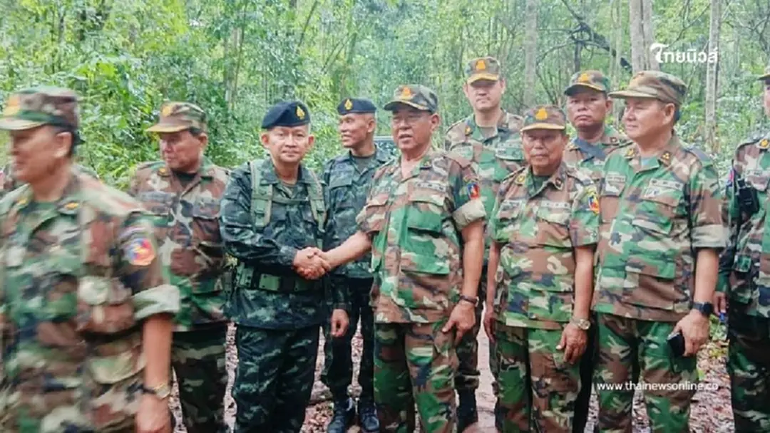 ทบ.เปิดภาพช่องบกคลี่คลาย ฝ่ายกัมพูชาเจรจากับกองกำลังสุรนารี
