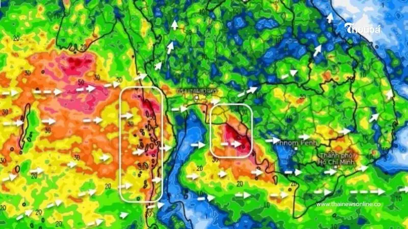 กรมอุตุฯ เตือนมรสุมมีกำลังแรง เตรียมรับมือฝนตกหนัก ช่วง 7-12 มิ.ย. กรมอุตุฯ เตือนมรสุมมีกำลังแรง เตรียมรับมือฝนตกหนัก ช่วง 7-12 มิ.ย.