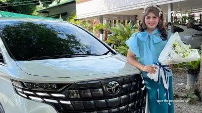 "แพรรี่ ไพรวัลย์" ถอยรถหรูคันใหม่ป้ายแดง เพื่อความสุขของพ่อแม่