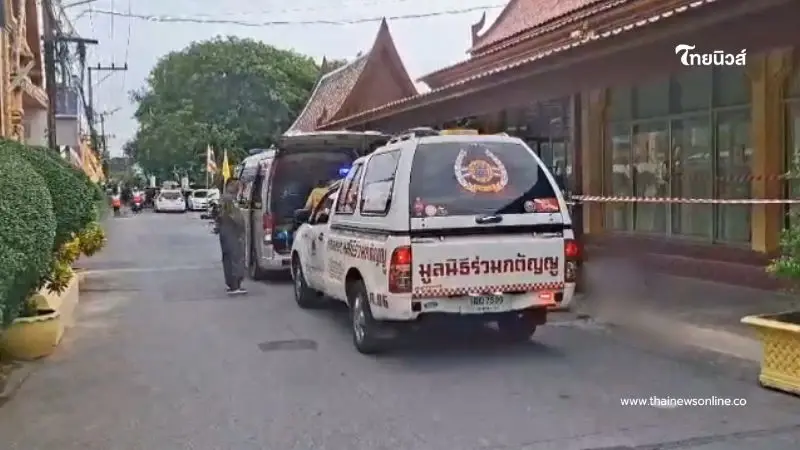 ลูกเจ้าของโรงเรียน บุกลั่นไกสนั่นวัดดัง สังหาร 2 ศพ คาที่