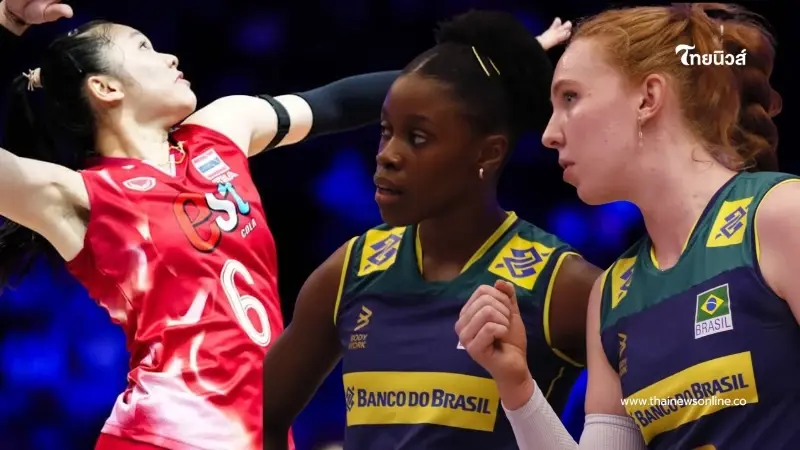 "วอลเลย์บอลหญิงวันนี้" โปรแกรมสาวไทยล่าสุด ตารางแข่ง VNL 2025