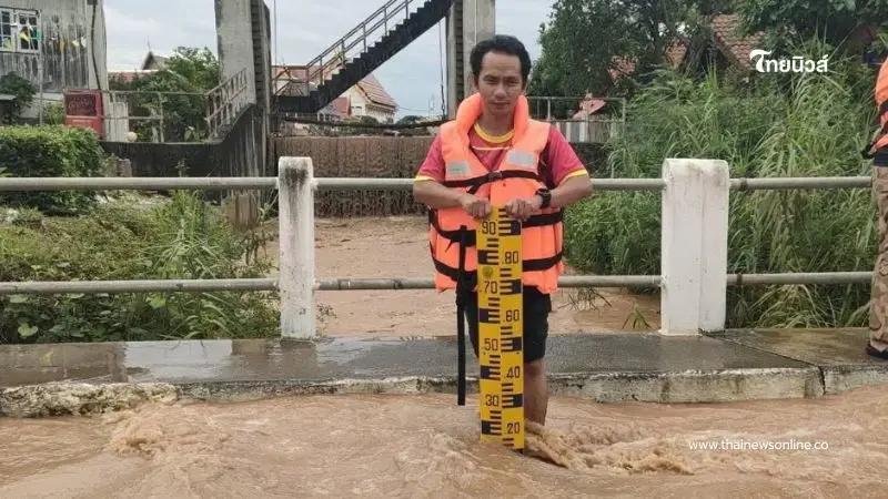 สุโขทัย 3 อำเภออ่วม กรมชลฯ เร่งปกป้องเมืองเต็มกำลัง หลังแม่น้ำยมยังสูง สุโขทัย 3 อำเภออ่วม กรมชลฯ เร่งปกป้องเมืองเต็มกำลัง หลังแม่น้ำยมยังสูง