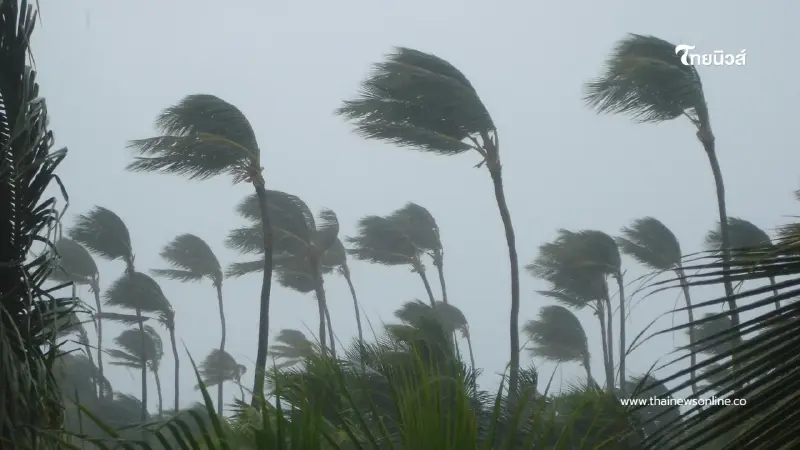 อุตุฯเตือน ฝนถล่มทั่วไทย ภาคใต้-กรุงเทพฯ มีฝนตกหนัก คลื่นลมแรง