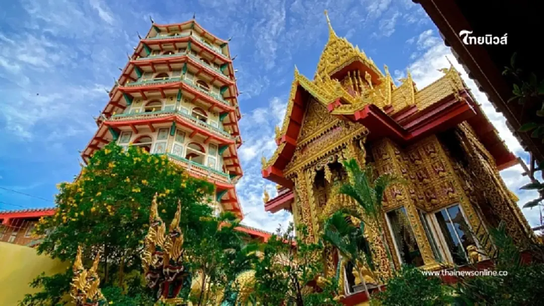 "วัดถ้ำเสือ" ไหว้พระใหญ่ ชมเจดีย์ 9 ชั้น มองเห็นกาญจน์ทั้งเมือง