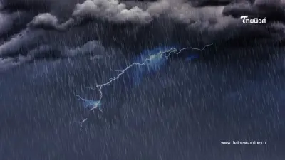 "กรมอุตุฯเตือน วันนี้รับมือฝนฟ้าคะนอง 60% ของพื้นที่"