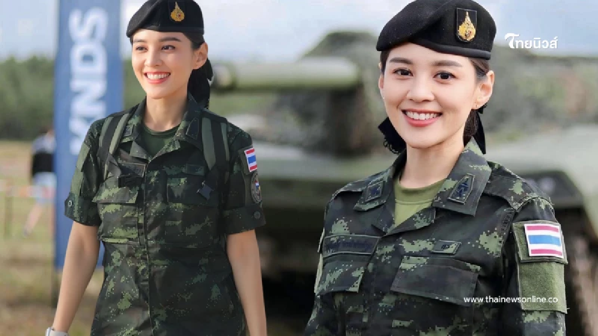 รู้จัก "ผู้พันแป้ง" ทหารหญิงลงพื้นที่ชายแดน ดีกรีอดีตนางงาม