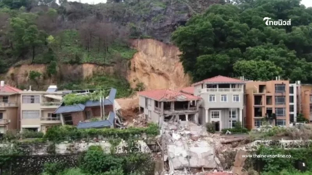 ฝนถล่มจีน ดินถล่มซ้ำในกว่างโจว เร่งค้นหาผู้สูญหาย 7 คน