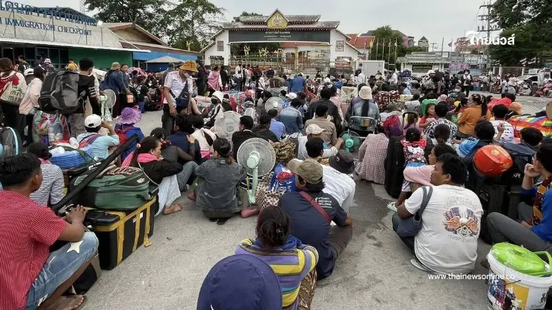 ชาวกัมพูชาทั่วไทยแห่กลับประเทศ หวั่นสถานการณ์ไม่สงบ