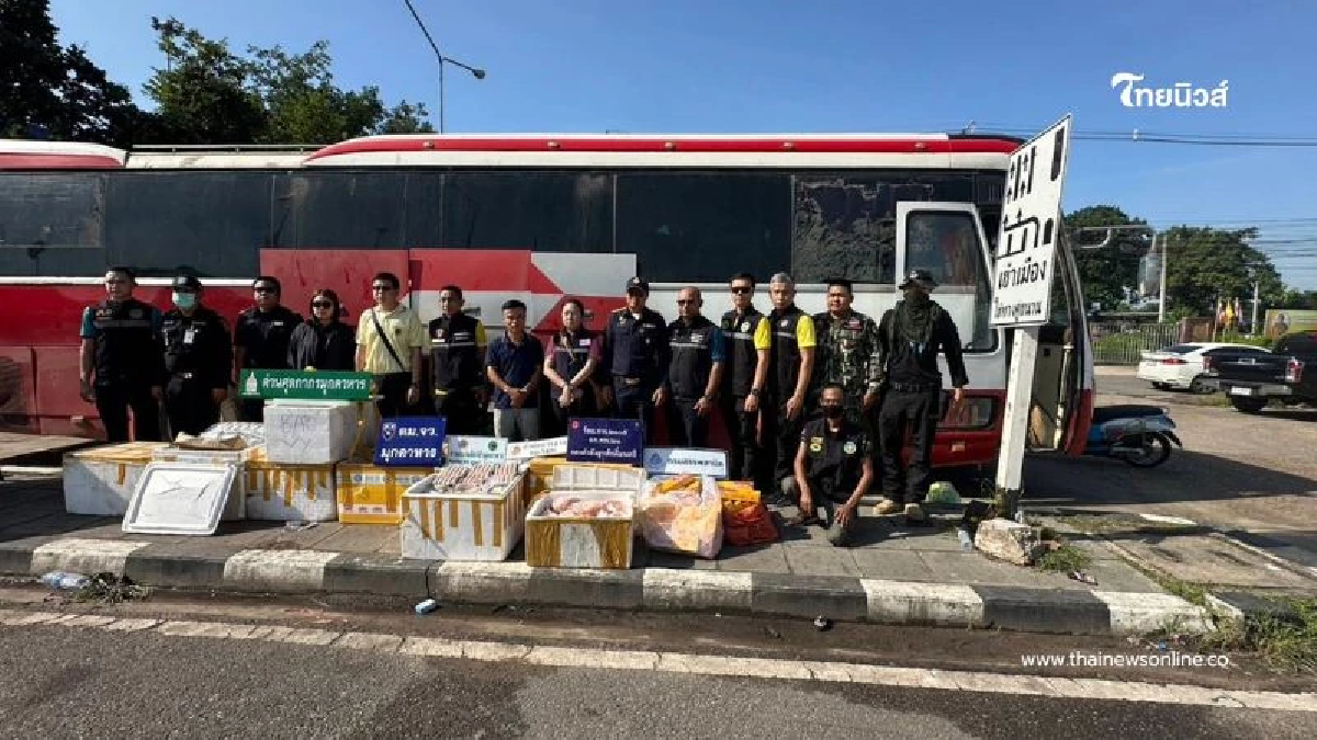 ร้อย.ฉก.ทพ.2105 สกัดจับสินค้าหนีภาษีคาด่านมิตรภาพไทย-ลาว ร้อย.ฉก.ทพ.2105 สกัดจับสินค้าหนีภาษีคาด่านมิตรภาพไทย-ลาว