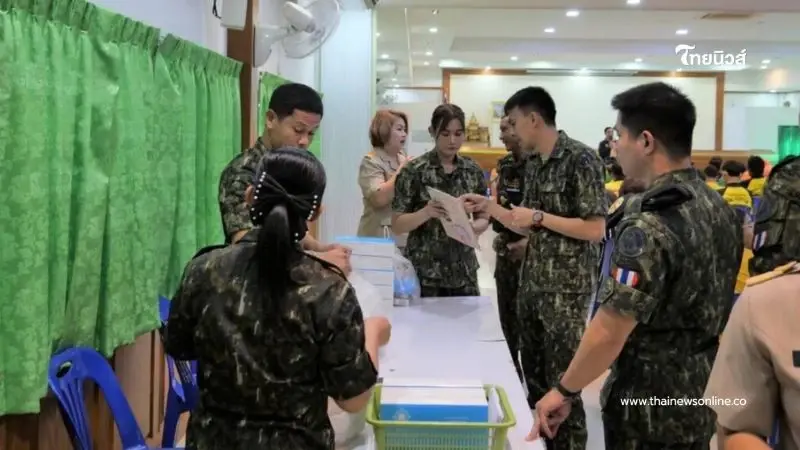 นายอำเภอสองพี่น้องเปิดปฏิบัติการสายฟ้าแลบ สั่งตรวจปัสสาวะ